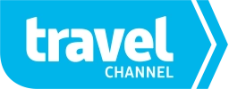 Travel Channel Logo - Stylized Globe with the Brand Name, Emphasizing Adventure and Global Exploration